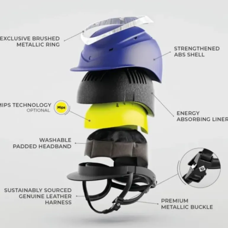 Charles Owen Halo Riding Helmet - Midnight Matte