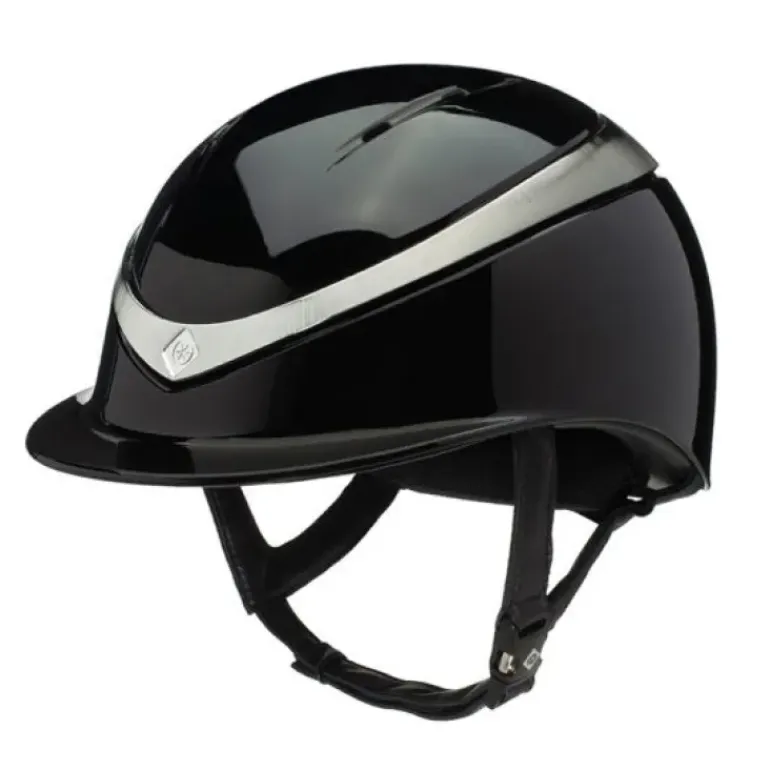 Charles Owen Halo Riding Helmet - Black Gloss