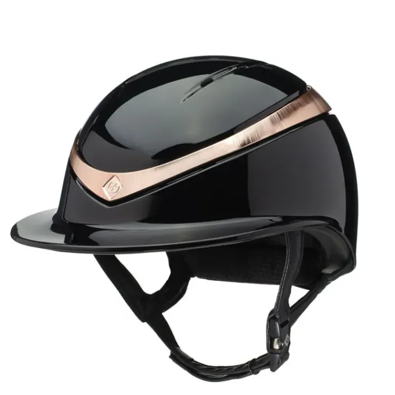 Charles Owen Halo Riding Helmet - Black Gloss