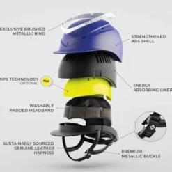 Charles Owen Halo Riding Helmet - Black Matte Standard