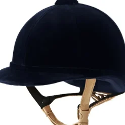 Charles Owen Hampton Velvet Riding Helmet
