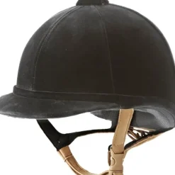 Charles Owen Hampton Velvet Riding Helmet