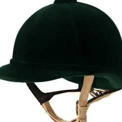 Charles Owen Hampton Velvet Riding Helmet