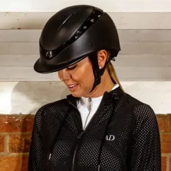 Charles Owen Luna Riding Helmet Standard Peak