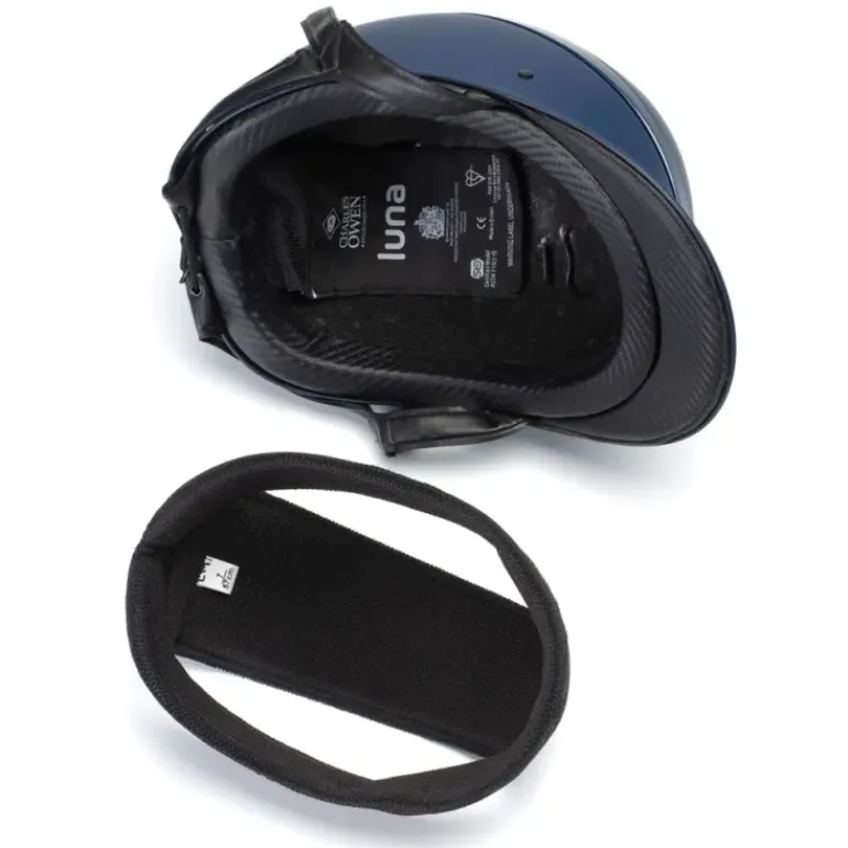 Charles Owen Luna Riding Helmet Standard Peak