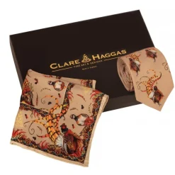 Clare Haggas Bruce Tie and Silk Square Set