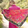 Clare Haggas Large Dreams Can Come True Large Square Peony and Ebony
