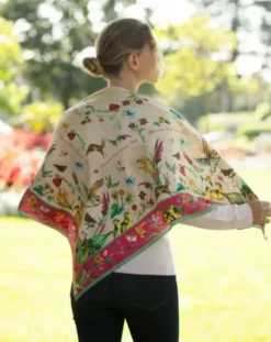 Clare Haggas Large Dreams Can Come True Large Square Oyster and Peony