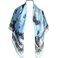 Clare Haggas Large Turf War Monochrome Blue