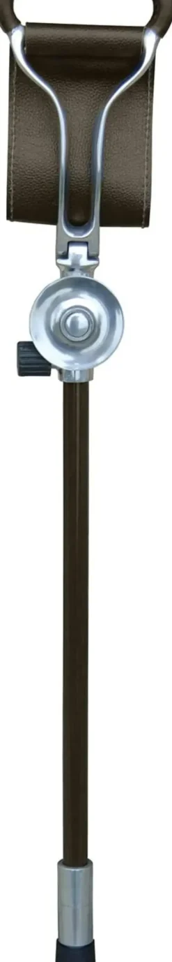 Classic Canes Promenade Leather Seat Stick with Rubber Ferrule