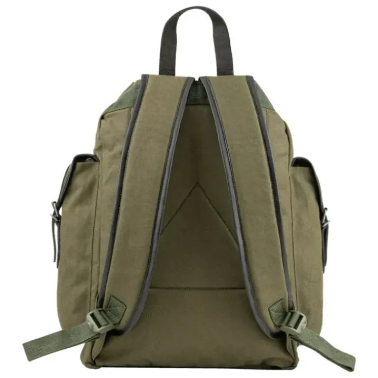 Cotton & Leather Rucksack by David Nickerson