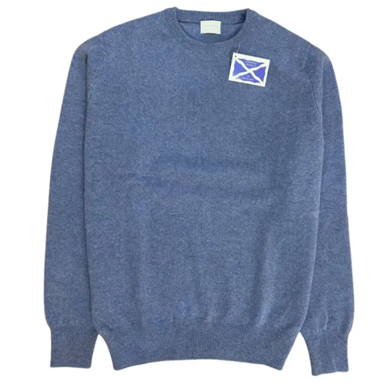 Country Ways Scotland Men's Lambswool Crew Neck Sweater