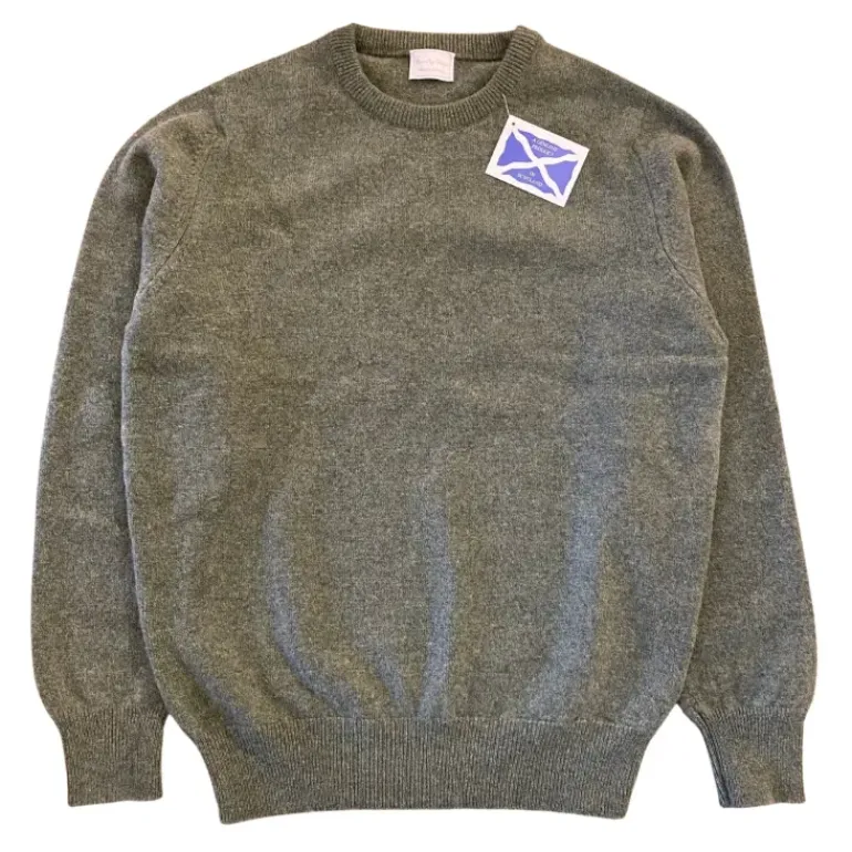 Country Ways Scotland Men's Lambswool Crew Neck Sweater