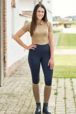 Covalliero Women's Mesh Riding Tights SS23