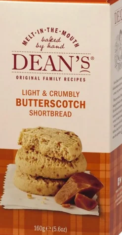 Dean's Butterscotch Shortbread 160g