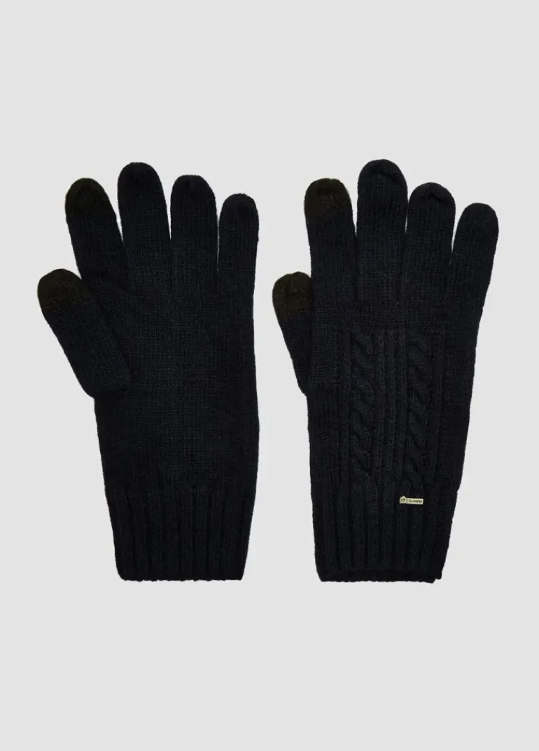 Dubarry Tory Knitted Gloves Navy