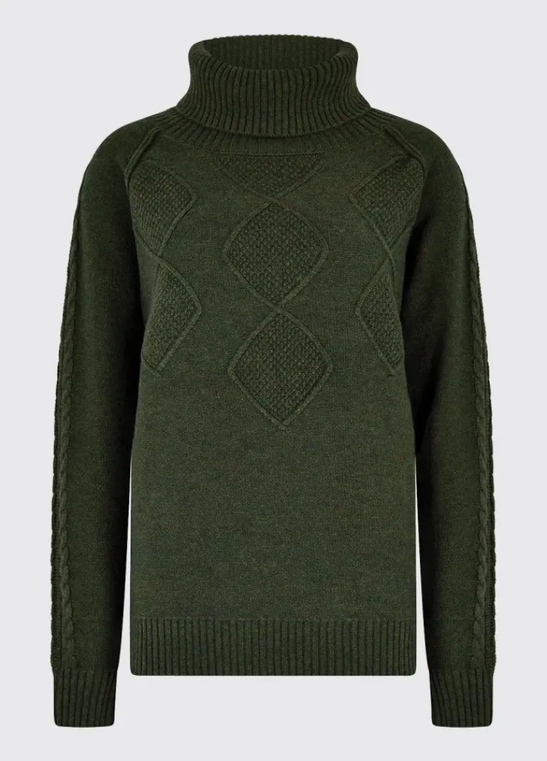 Dubarry Women's Belleek Chunky Roll Neck Sweater
