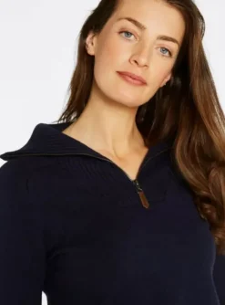 Dubarry Women's Rosmead Zip Neck Jumper