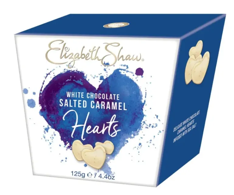 Elizabeth Shaw White Chocolate & Salted Caramel Hearts