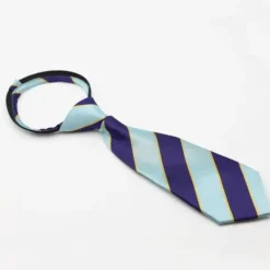 Equetch Junior PC Stripe Ready-Tied Zipper Tie