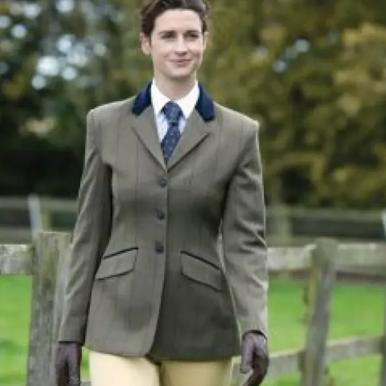 Equetech Bellingham Deluxe Stretch Tweed Riding Jacket