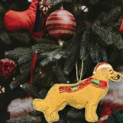 Equetech Canine Embroidered Christmas Decoration