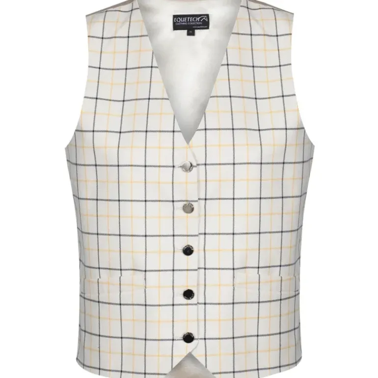 Equetech Classic Tattersall Check Waistcoat