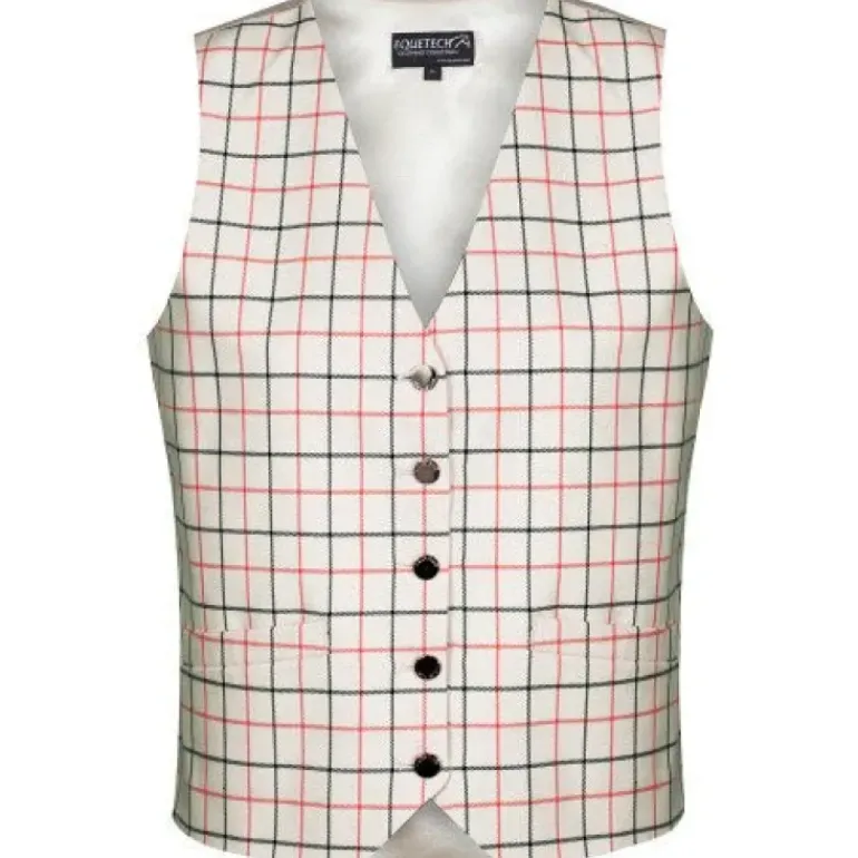 Equetech Classic Tattersall Check Waistcoat