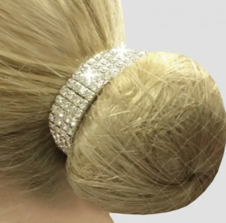 Equetech Crystal Bun Ring Scrunchie