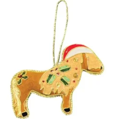 Equetech Equine Embroidered Christmas Decoration