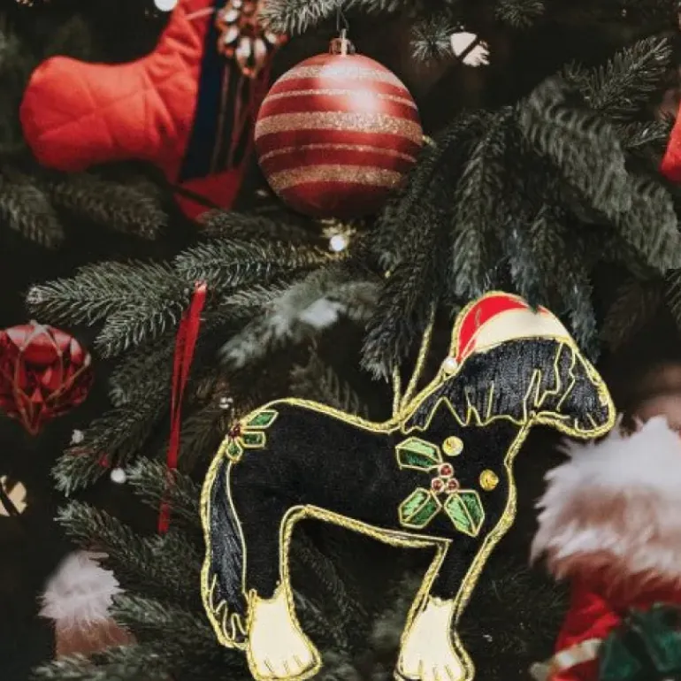 Equetech Equine Embroidered Christmas Decoration