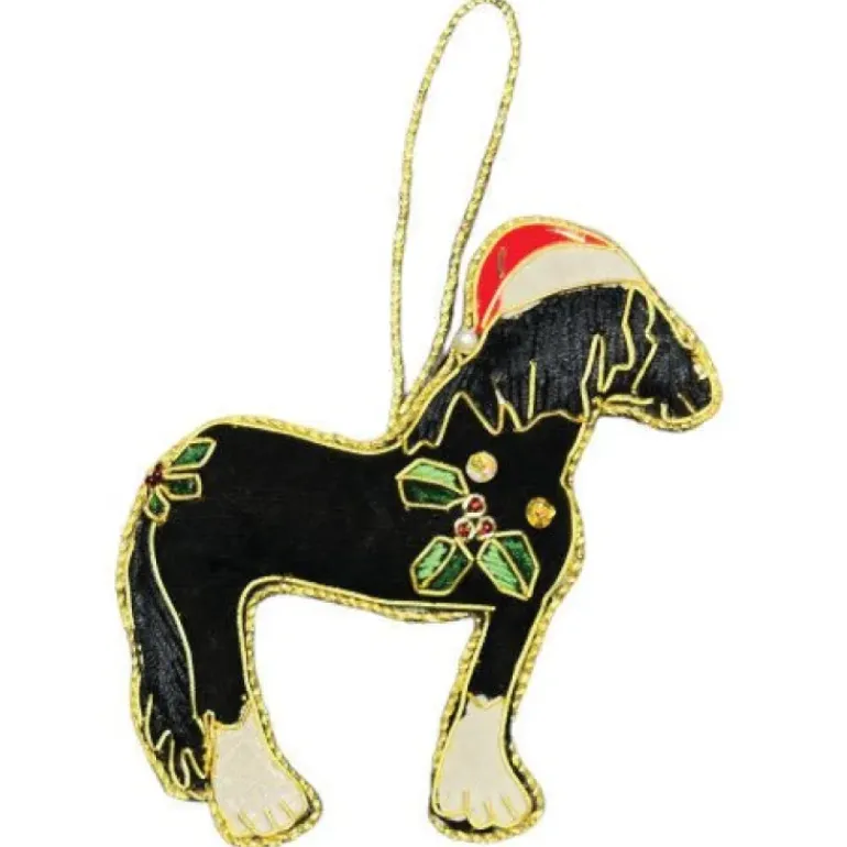 Equetech Equine Embroidered Christmas Decoration