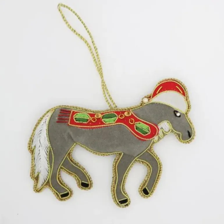 Equetech Equine Embroidered Christmas Decoration