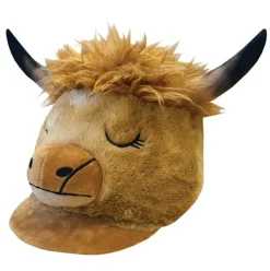 Equetech Heather Highland Cow Hat Silk