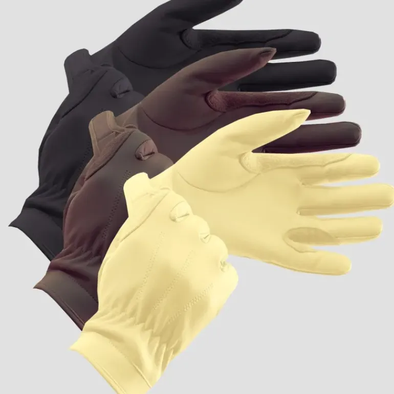 Equetech Leather Show Gloves