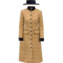 Equetech Longline Wheatley Tweed Leaders Jacket Dress & Hat Suit