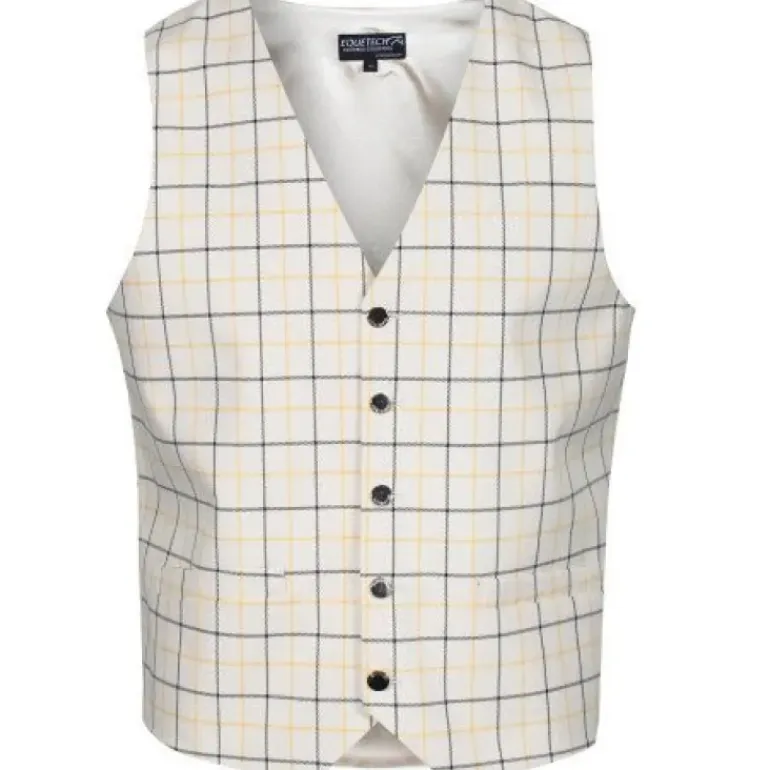 Equetech Men's Classic Tattersall Check Waistcoat