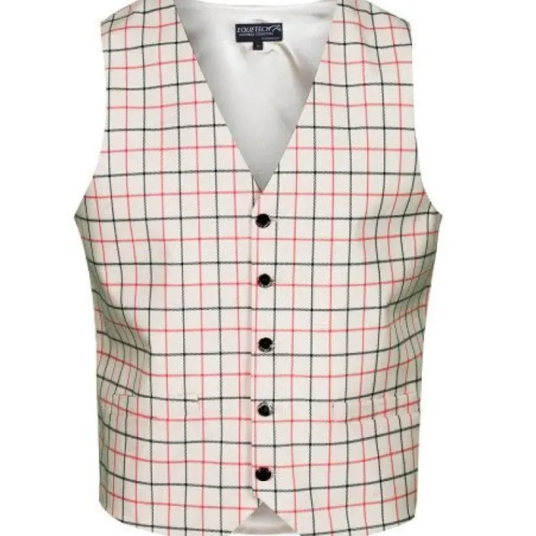 Equetech Men's Classic Tattersall Check Waistcoat