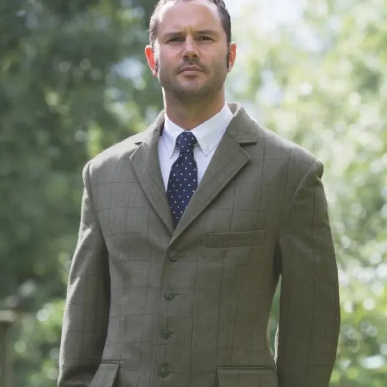 Equetech Mens Foxbury Tweed Riding Jacket