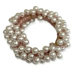 Equetech Pearl Beaded Scrunchie