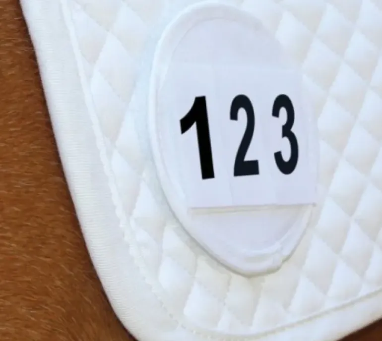 Equetech Saddle Cloth Number Holder