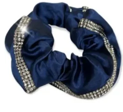 Equetech Satin Deluxe Crystal Hair Scrunchie