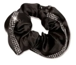 Equetech Satin Deluxe Crystal Hair Scrunchie