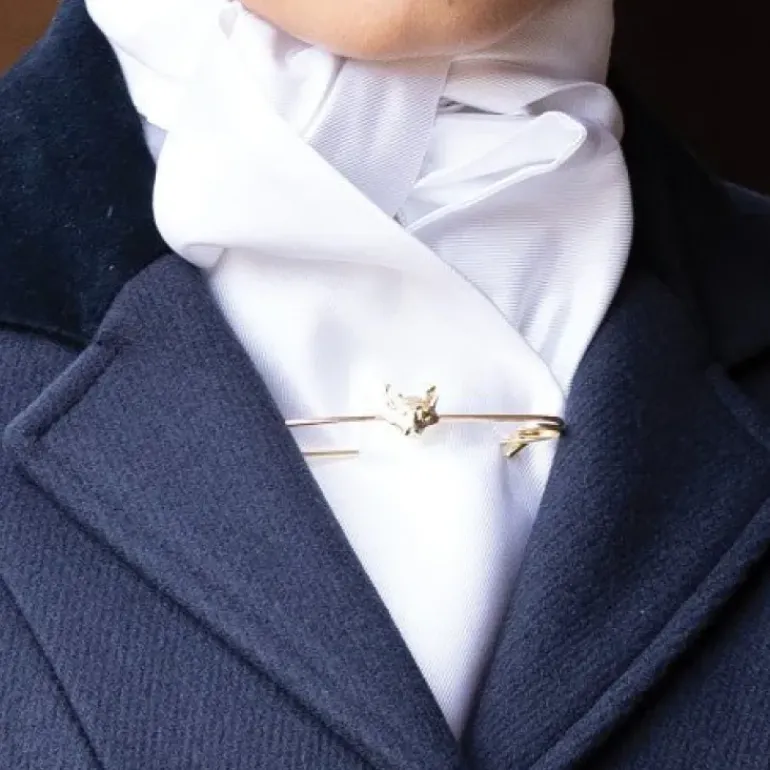 Equetech Traditional Fox Head Stock Pin