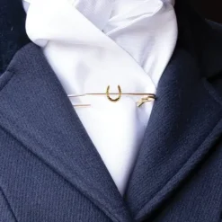 Equetech Traditional Horseshoe Stock Pin