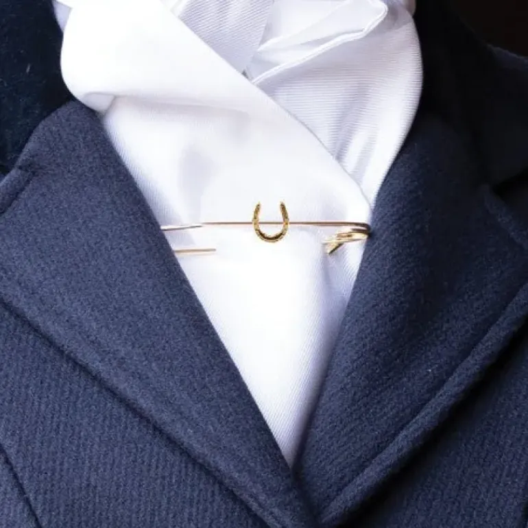 Equetech Traditional Horseshoe Stock Pin