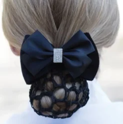 Equetech Velvet Crystal Bow & Net