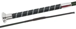 Fleck SilkTouch Crystal Handle Dressage Whip