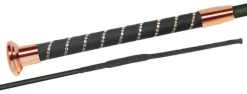 Fleck SilkTouch Crystal Handle Dressage Whip