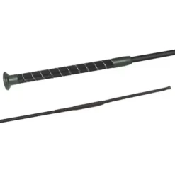 Fleck SilkTouch Crystal Handle Dressage Whip